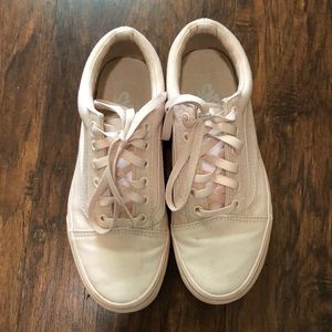 Peach old skool vans